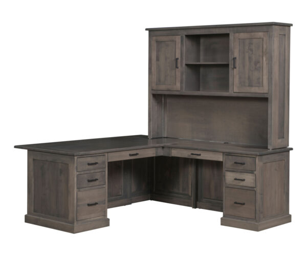 Urban Executive L Desk With Hutch